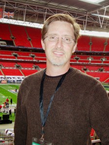 Me at Wembley Stadium in 2009.