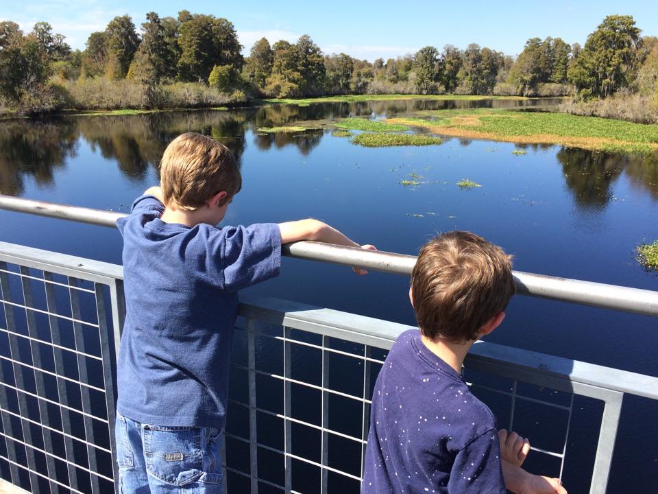 Kids at Lettuce Lake