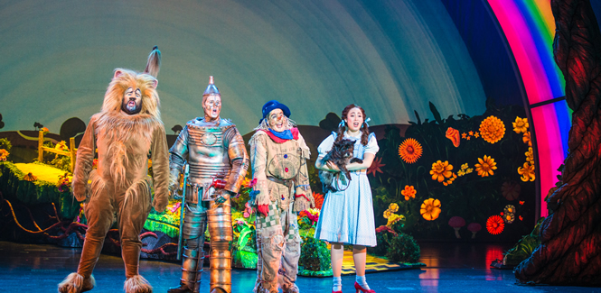 The Cowardly Lion, the Tin Man, the Scarecrow, Toto and Dorothy bring the familiar, beloved story to life at the Straz Center in Tampa. 